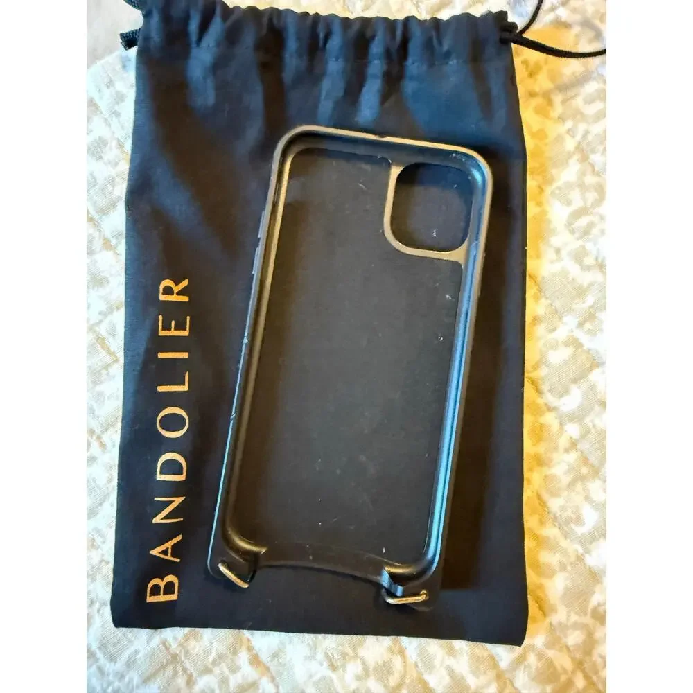 Bandolier Emma Pebbled Leather Crossbody Phone Case